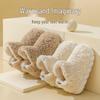 Women's Winter Plush High-Top Slippers - Warm, Thick-Soled, Non-Slip, Indoor Postpartum Cotton Footwear
