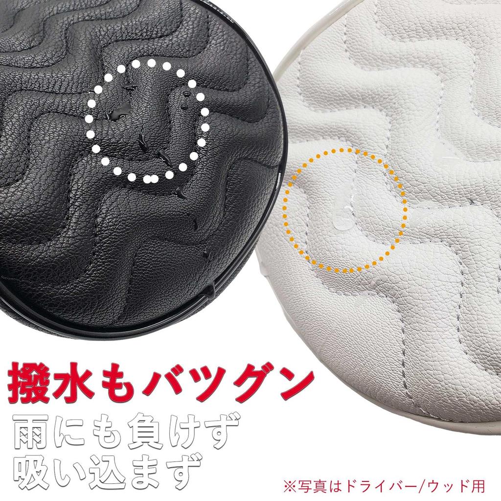 Golf Head Cover Putter Mallet Cover Pin Type Golf Head