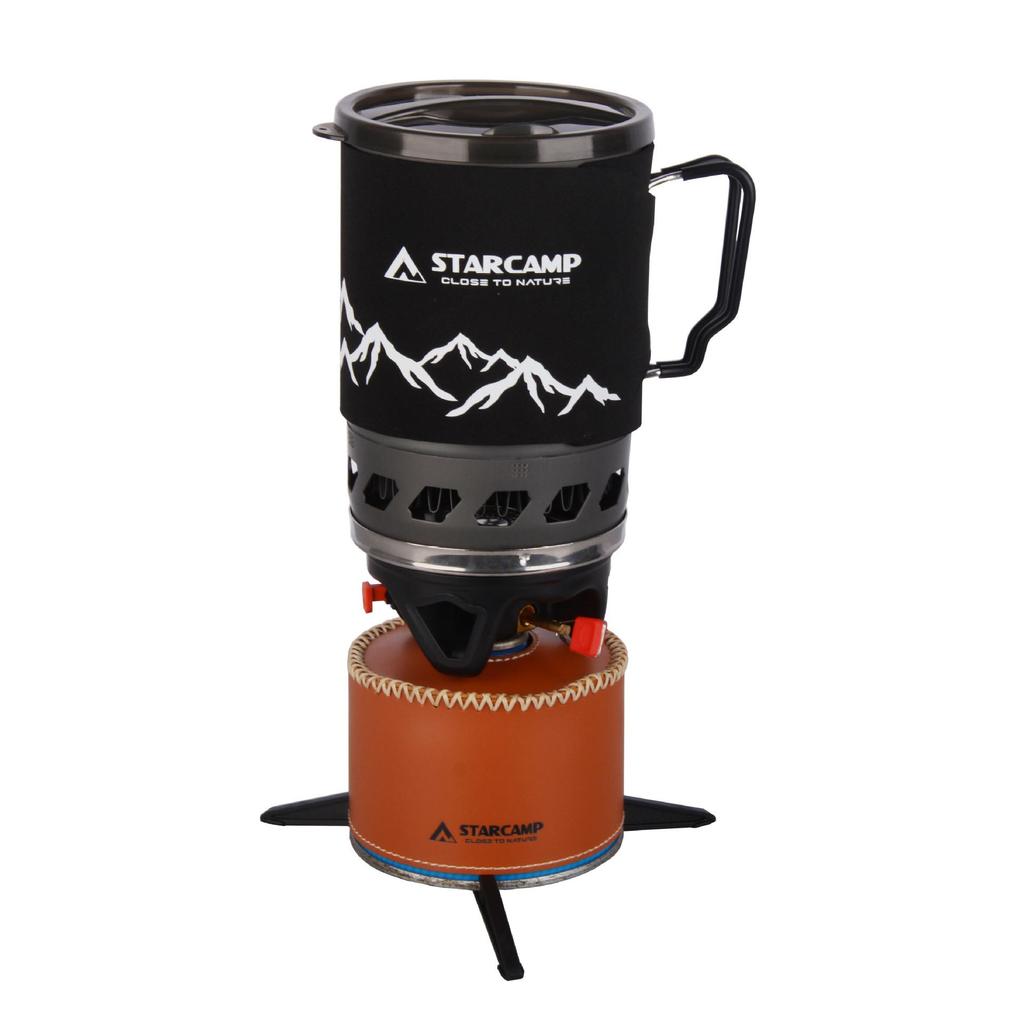 1100ML Portable Outdoor Camping Gas Stove & Cookware Set