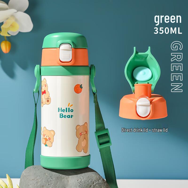 Dileber Kids 316 Stainless Steel Insulated Straw Bottle
