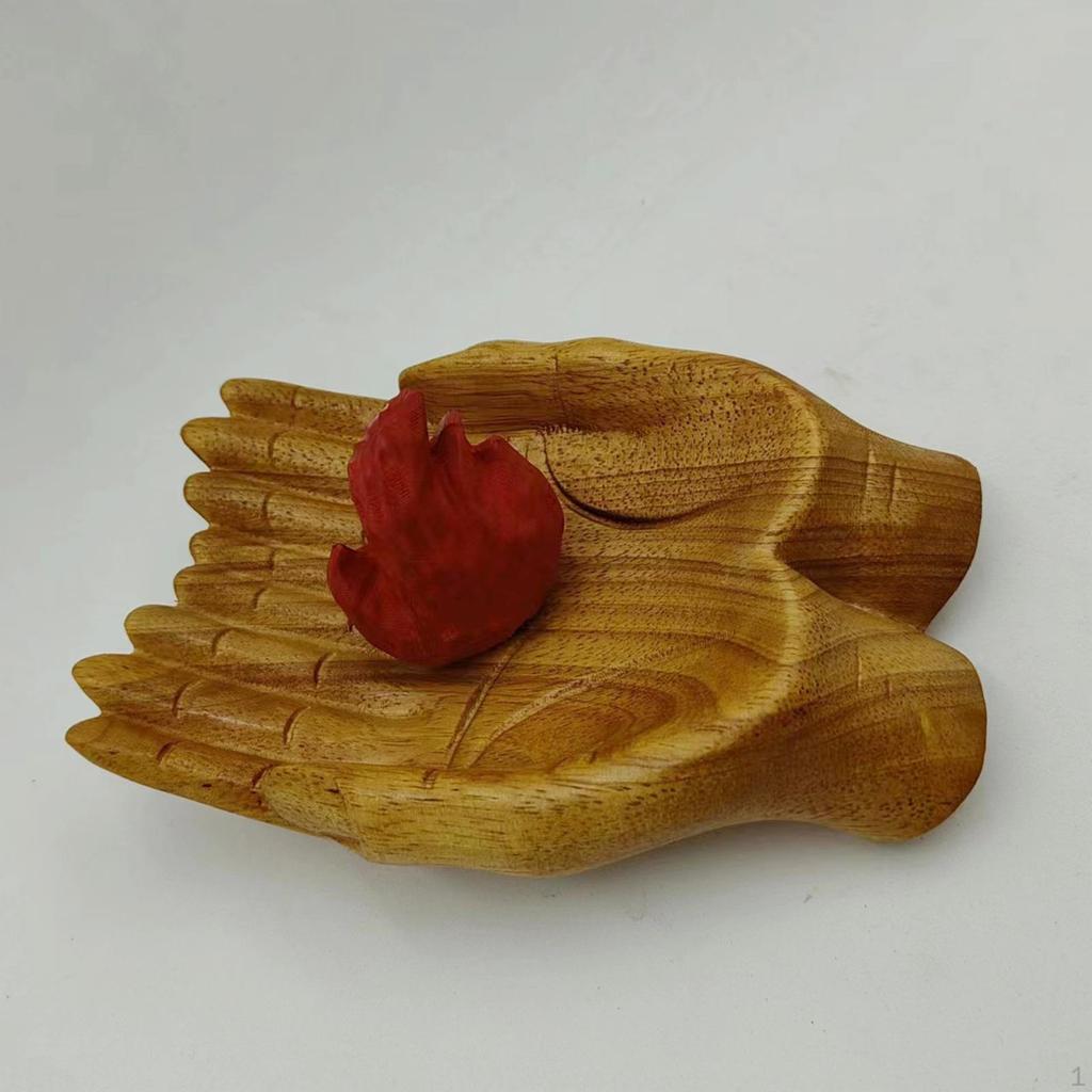 Buddha Hand Decorative Tray Figurine Indoor Office Multifunctional Crafts for Home Decor