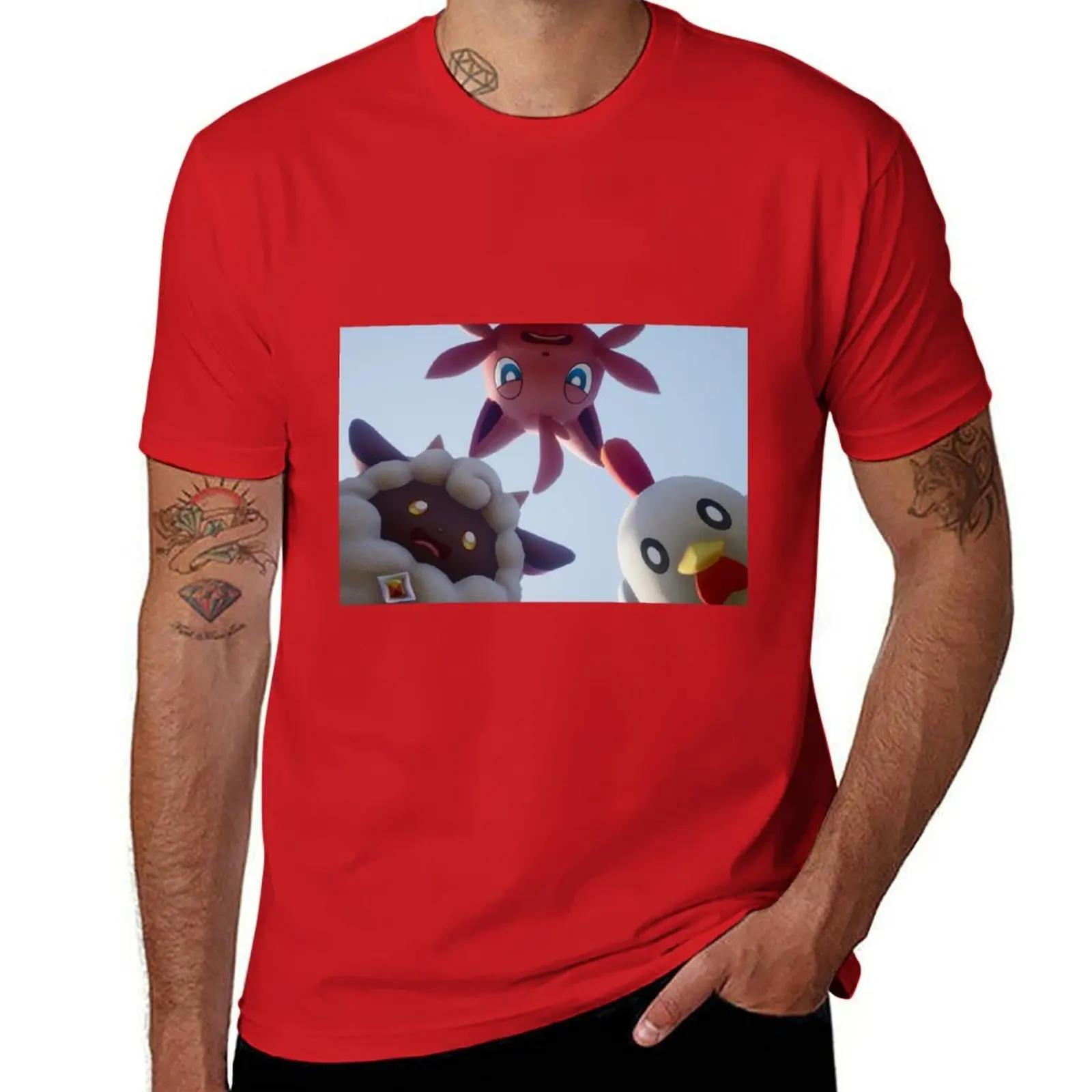 

Palworld TShirt oversizeds vintage plain t shirts men 2025 new model S