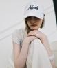 Nigaennikol Nicole Lettering Ball Cap_White Charcoal