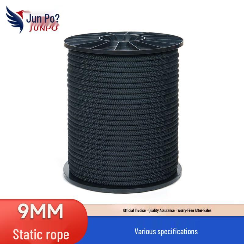 Junpo 9mm Outdoor Climbing & Rescue Static Rope