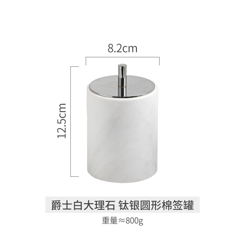 Marble Ceramic Lotion Bottle Bathroom Vanity Portable Soap Dispenser Aromatherapy Bottle Cotton Swab Box Bathroom Accessories