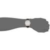 Citizen QQ Wristwatch Analog Battery Life 10 Years Waterproof Date Leather Strap W478-304 Mens White