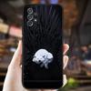 Winter Coming S-Stark Phone Case For Samsung S25,S24,S21,S22,S23,S30,Ultra,S20,Plus,Fe,Lite,Note,10,9,5G Black Cover