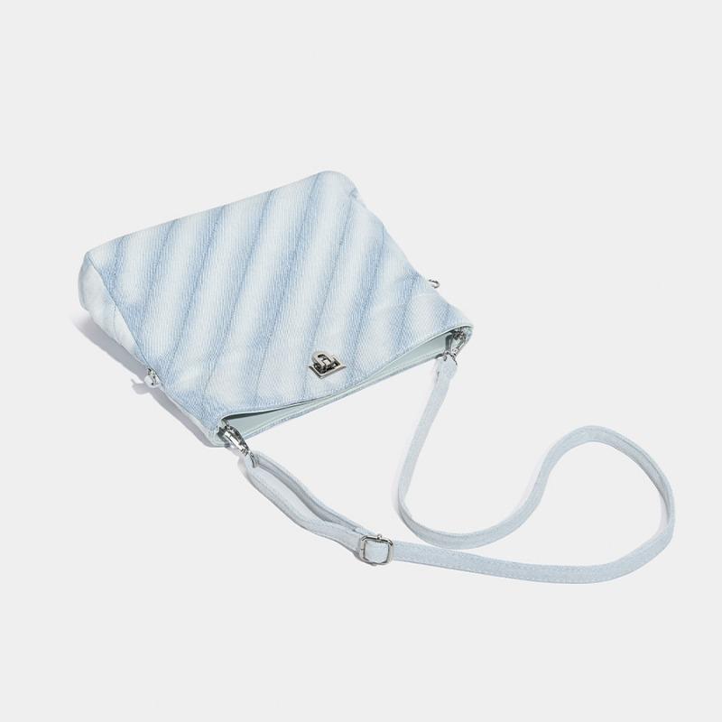 Large-capacity Foldable Tote Bag, Twill Shoulder Bag, Chain Crossbody Bag