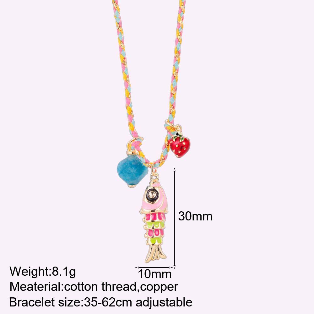 Collana Pesce Stile Boho Y2K per Donna Set da 3 Pezzi Carino Choker Stella Cuore Collari in Pietra Naturale Gioielli Estivi Trendy da Donna a Catena Lunga