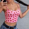New Women'S Vest Base Shirt Short Style For Spring And Summer Commuting Temperament Casual Solid Color V-Neck Camisole Top