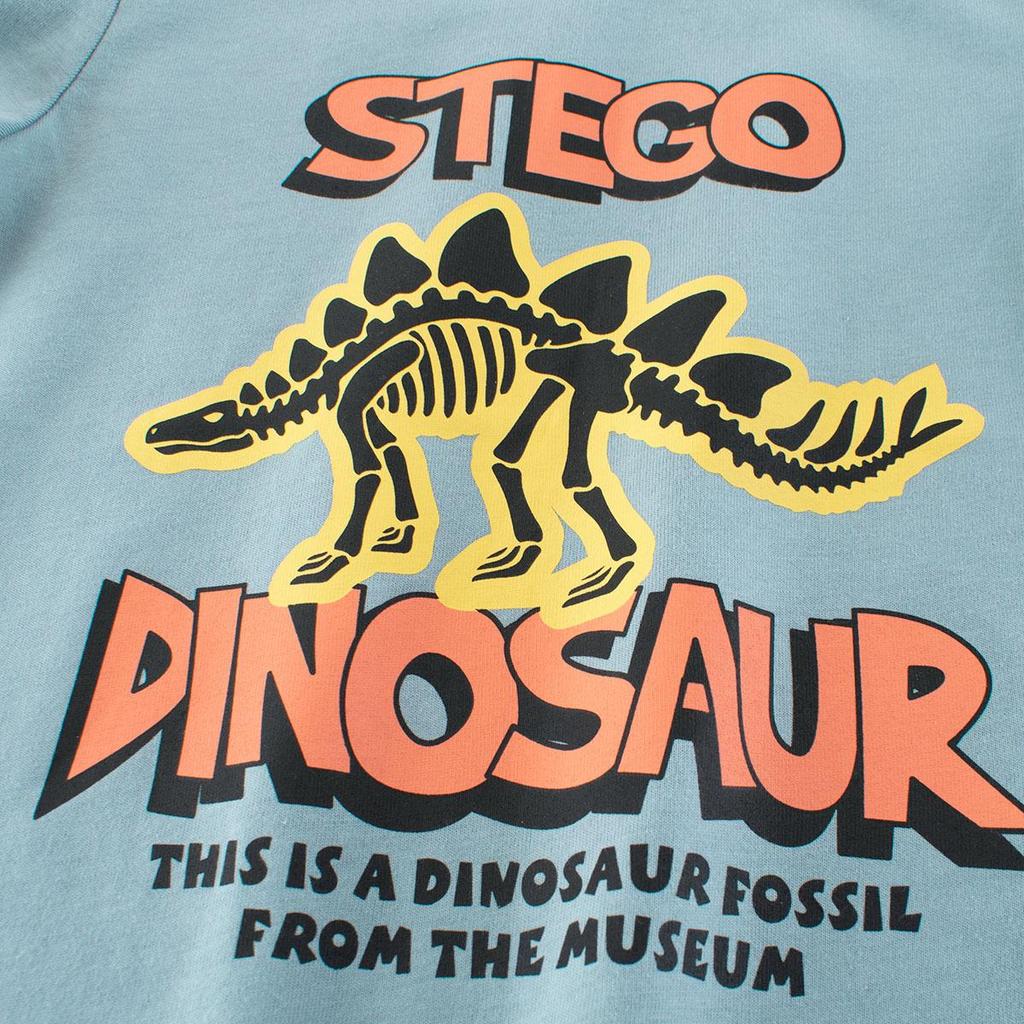 27Kids Korean Style Cartoon Dinosaur Long Sleeve T-Shirt for Boys - Children's Base Layer Baby Clothes