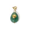 1 Piece 304 Stainless Steel Natural Stone Charm Pendant 14K Gold Plated Multicolor Drop Star For DIY Jewelry Making Findings