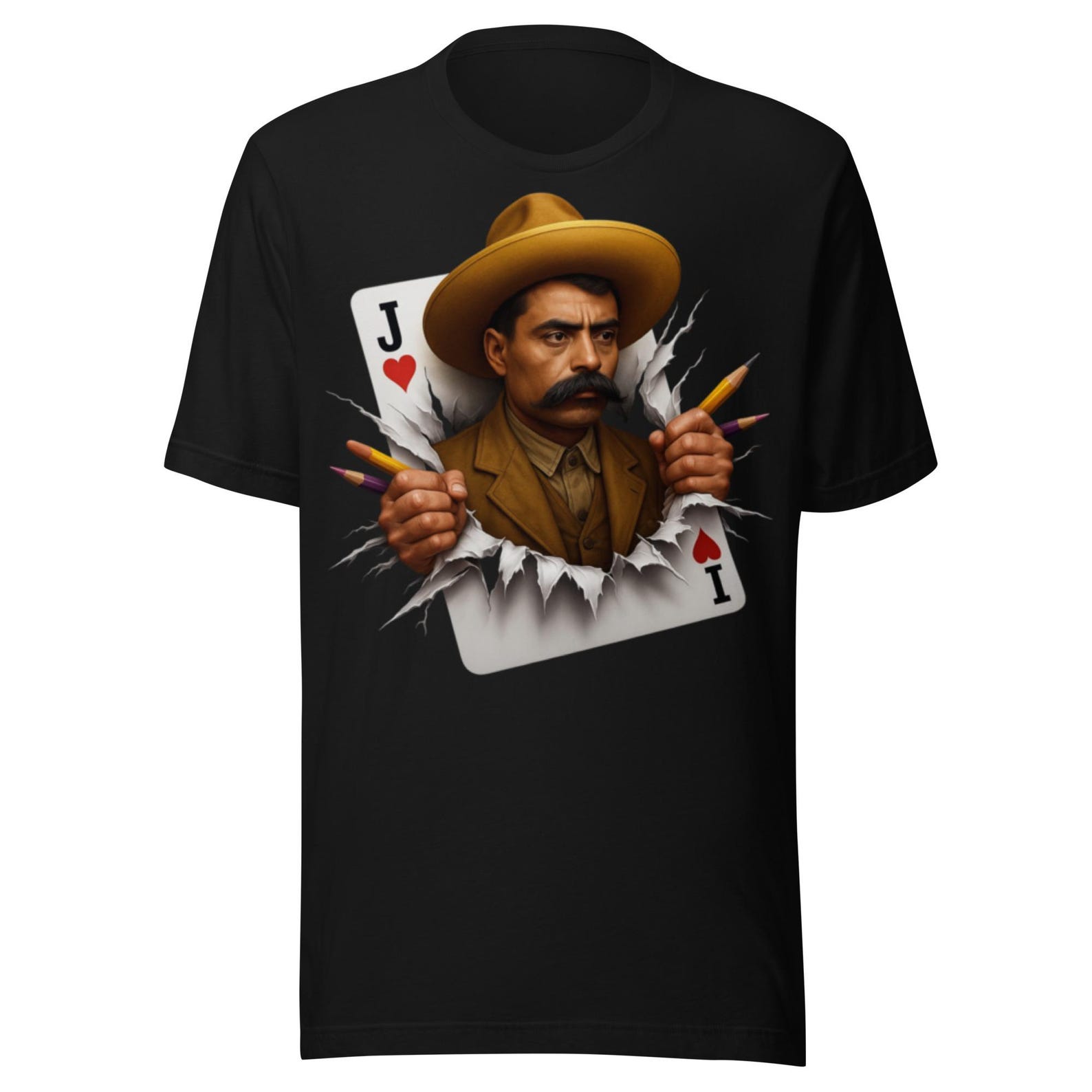 General Emiliano Zapata Cartas Unisex t-shirt XL