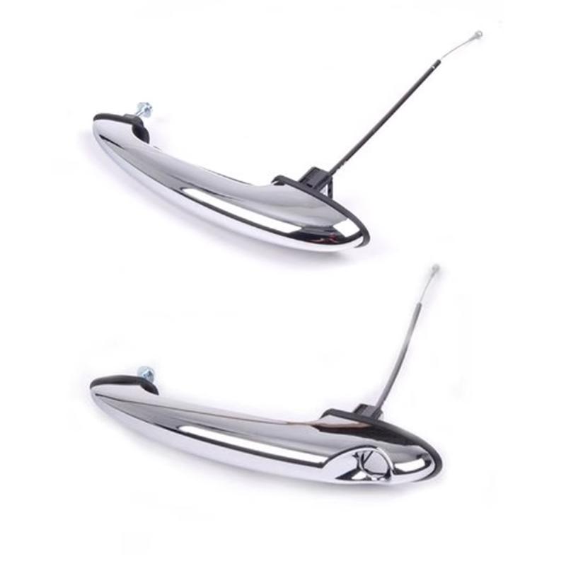 LHD vnější klika předních dveří vnější klika dveří chromová pro BMW Mini Cooper One R50 R52 R53 R55 R56 R57 R58 R59