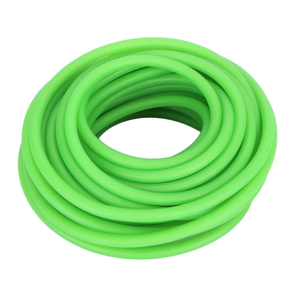 Latex Tube 32.8ft Quick Rebound Nice Flatness Natural   Latex Band for DIY   Fluorescent Green