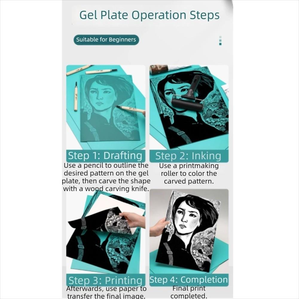 Soft Printmaking Stamp Blocks Engraving Sheet Printing Board Plate  Printmaking Art