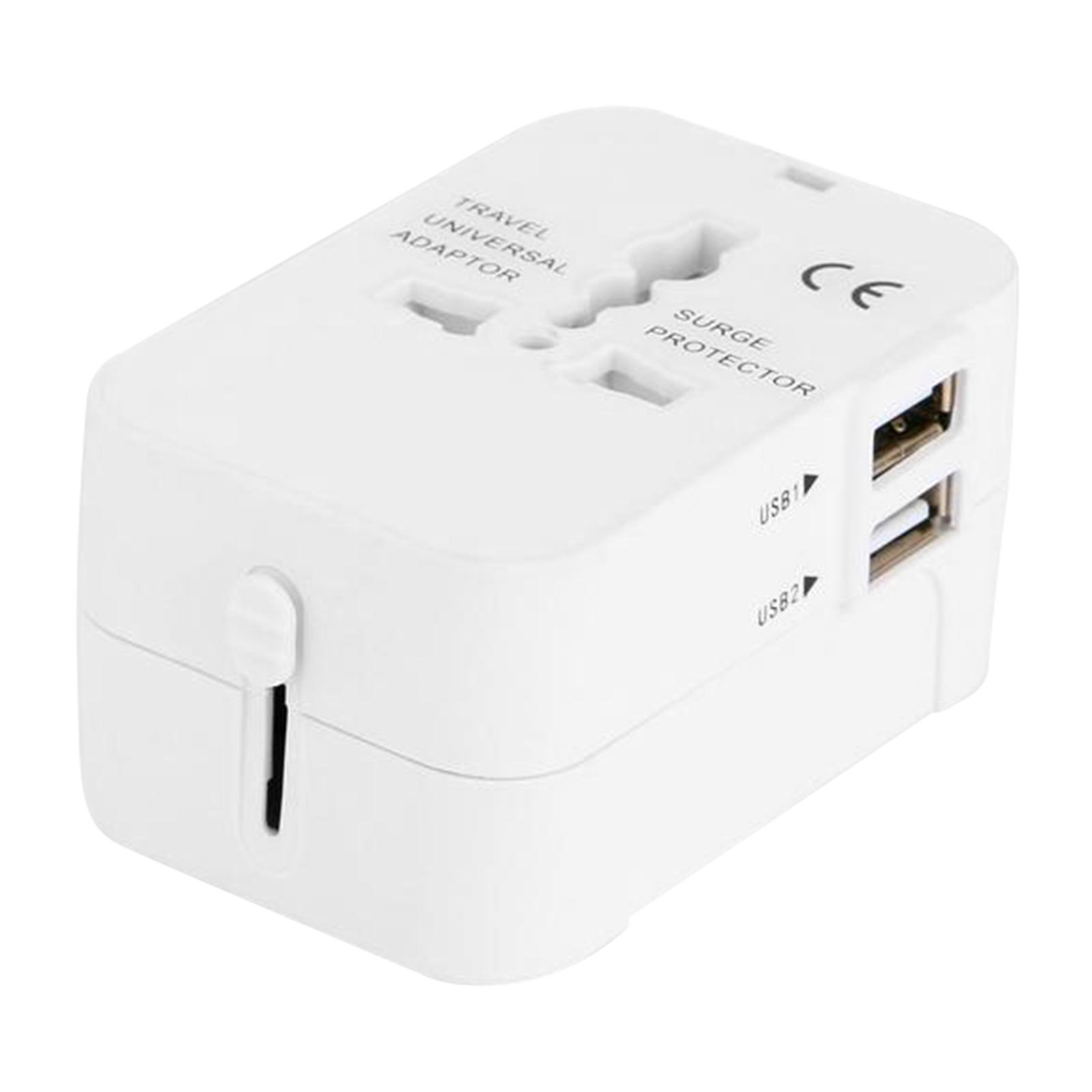 

Дорожный адаптер с USB, Универсальный всемирный преобразователь питания, Зарядное устройство, Адаптер сетевой вилки переменного тока, Порты для зарядки USB для США, ЕС, Великобритании, Австралии