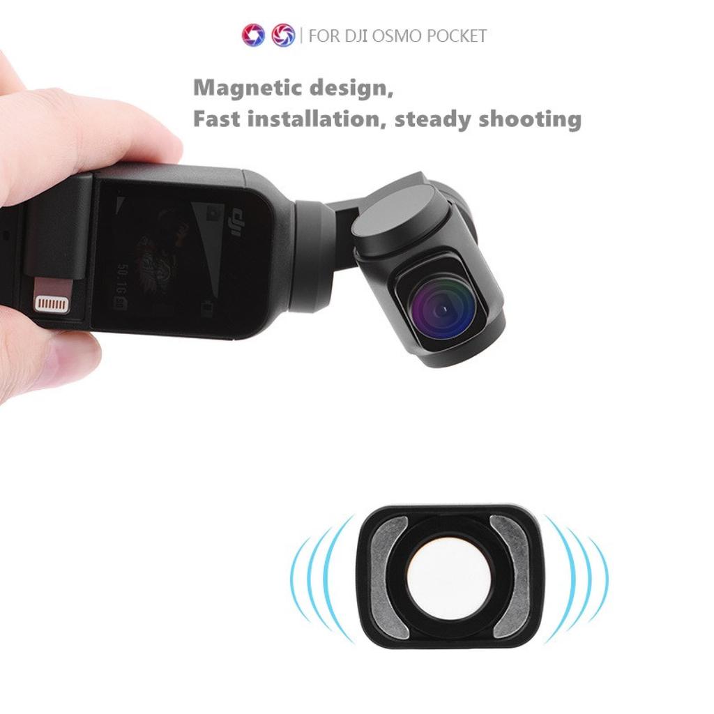 Mini Magnetic Wide-Angle Camera Lens Replacement For DJI OSMO Pocket Handheld Gimbal Camera Accessories