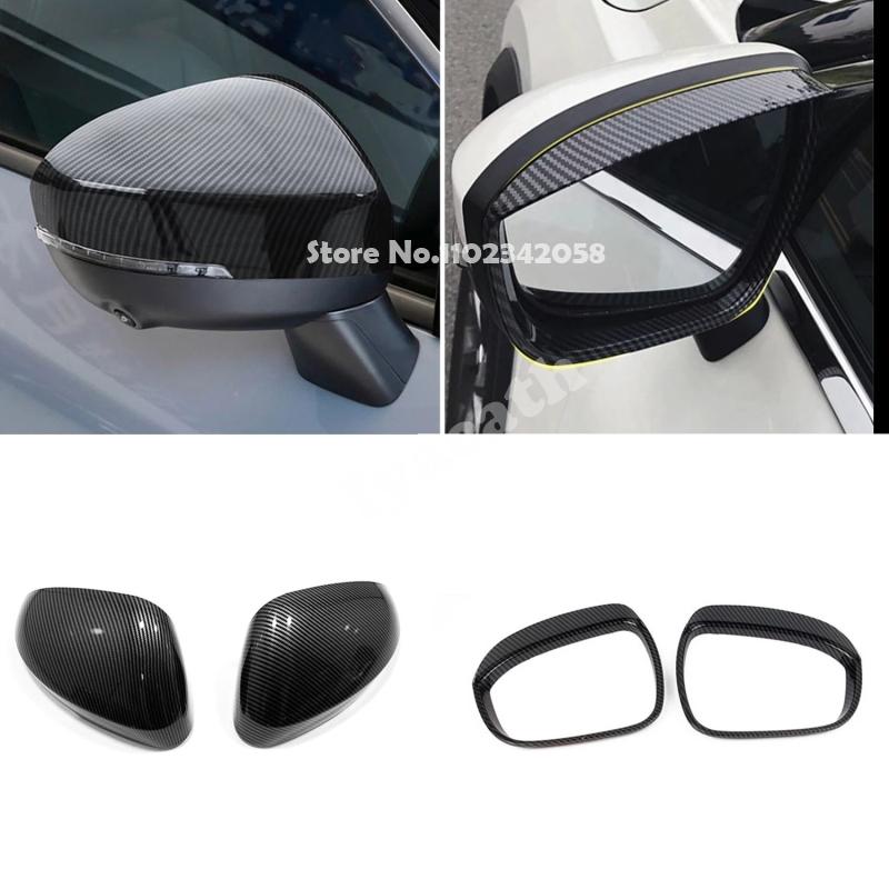 For Mitsubishi Outlander   2024 ABS Car Rearview Door Side Mirror Trim Rearview Mirror Rain Shield Cover Accessories
