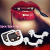 Vampire Fake Teeth Retractable Dentures Props Arty Costume DIY Cosplay Fake Teeth Trick Props Decor Halloween Masquerade Supplie
