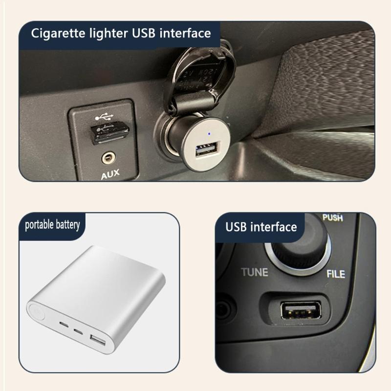 12V/24V Car Cooling Fan Dual Head 360° Rotation Vehicle Mounted USB Fan Auto Cooler Fan for Dashboard Air Circulator Fan