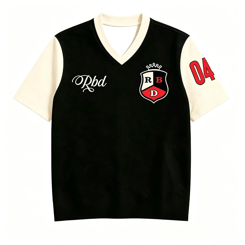 Band RBD V-Ausschnitt Trikots Mode für Erwachsene Freizeitkleidung T-Shirts 3D Grafikdruck T-Shirt Streetwear Kurzarm Mann Unisex Oberteile Sommer