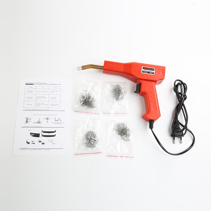 Spawarka do plastiku Maszyna spawalnicza Pistolet do lutowania zderzaka samochodowego 4 rodzaje zszywek do naprawy zderzaka/kajaka/produktu z tworzywa sztucznego