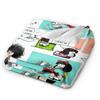 Mafie Cartoon Mafaldas Fleece Blanket Kawaii Anime Funny Throw Blankets for Home 125*100cm Bedspreads,