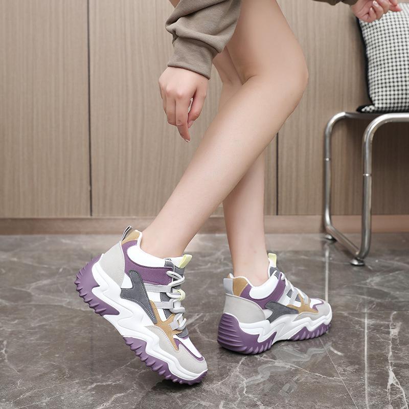 Sneakers for Women 2024 Autumn Slip on Breathable Mesh Casual Shoes Woman  Heels   Loafers