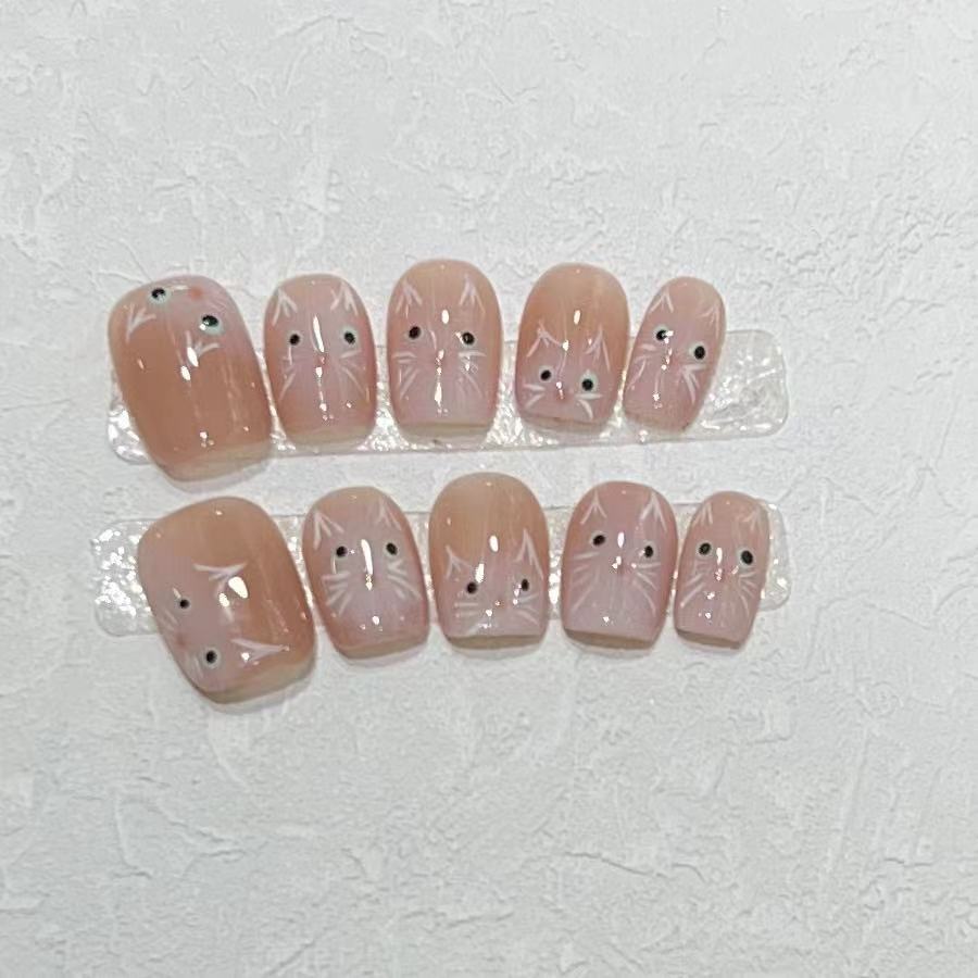 Pure Hand-wearing Armor Short Nails for Cute Cats Can Be Removable and Repetitive.