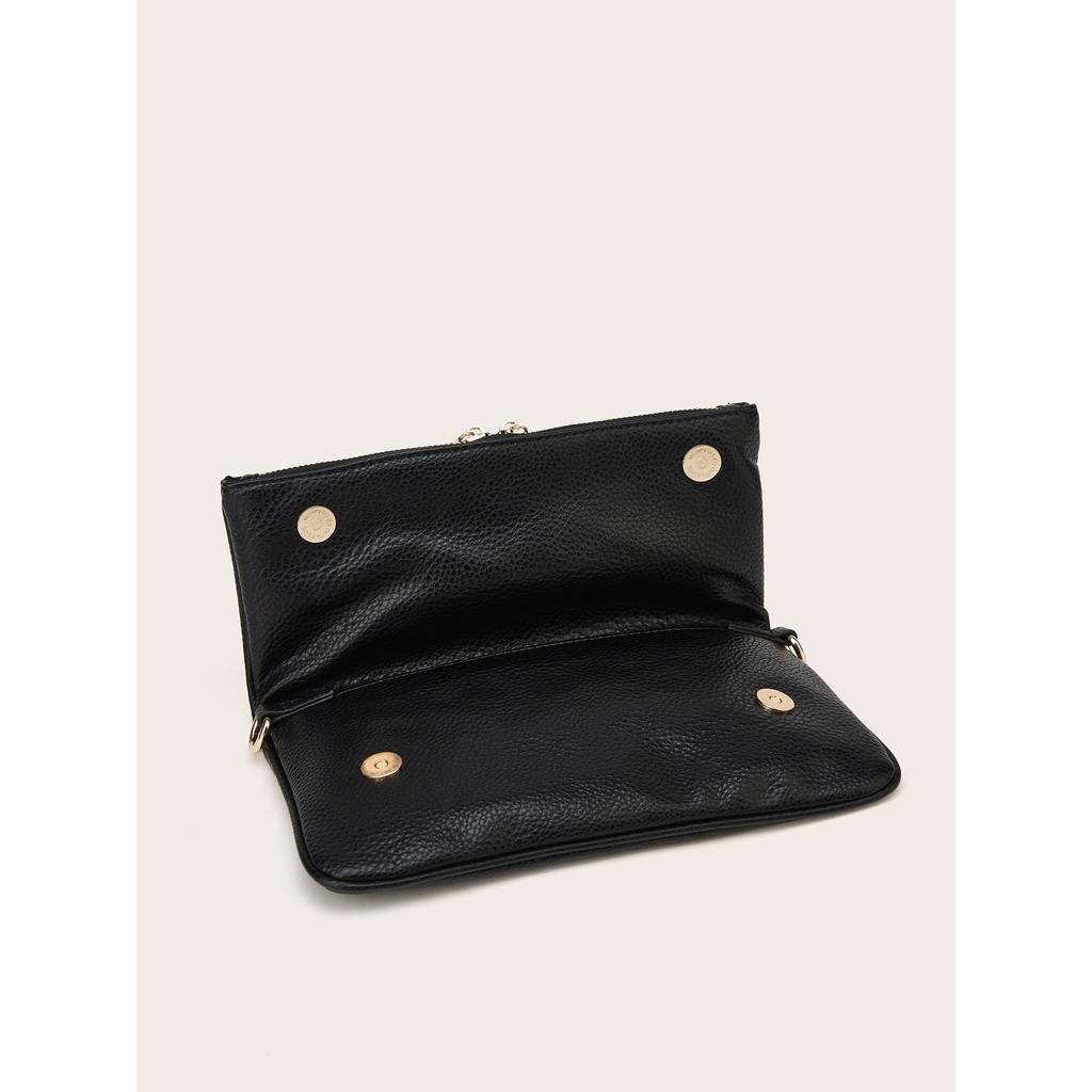 IELGY Lychee Pattern Underarm Chain Small Bag Simple Fashion Small Square Bag One Shoulder Diagonal