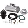 Universal Type-RS Turbo Blow off Valve Adjustable with 2.5" Aluminum Flange Pipe Adapter