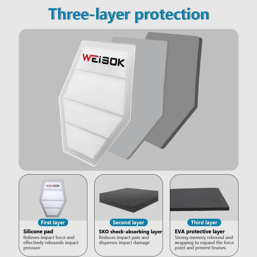 3D skyddande vadderade shorts Butt Pad Shorts EVA Silikon Gear Guard för snowboardåkning skridskoåkning