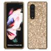 The new model is suitable for Samsung zfold7 mobile phone case electroplating glitter sticker zfold6 anti-drop folding screen protective case z3.