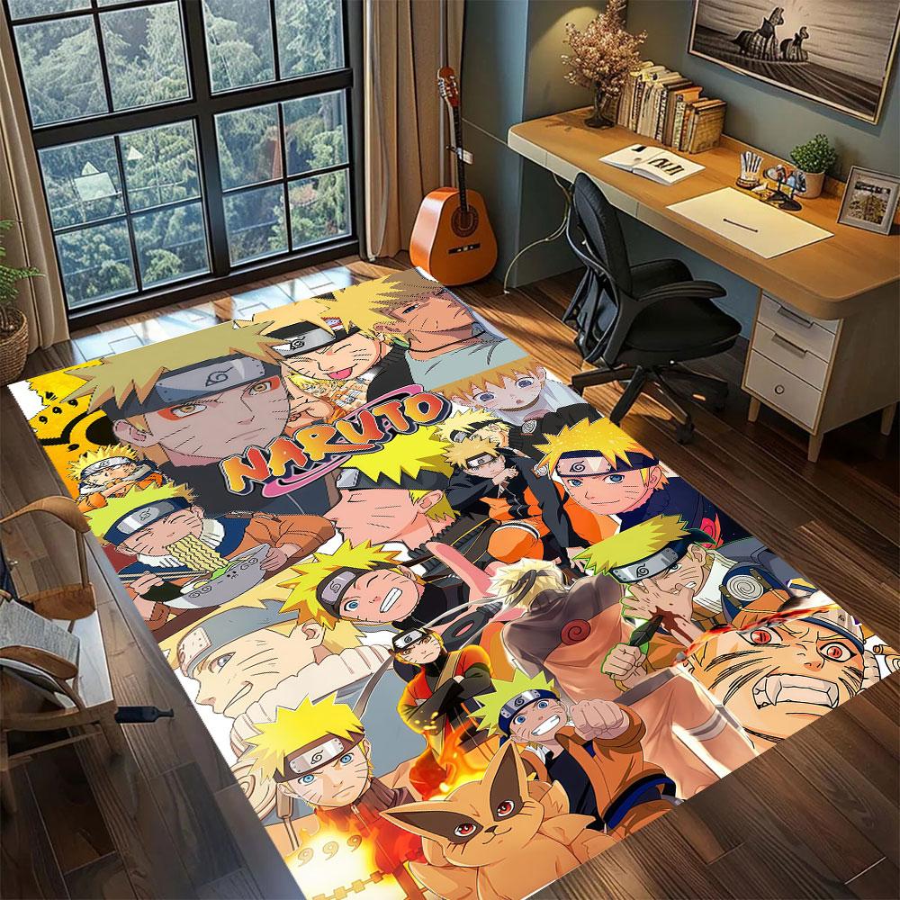 Naruto anime character Carpet for Living Room Bedroom Home Decor Cool Movie Mat Play Floor Mat