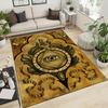 1pc Retro Illuminati Eyes Pattern Carpet, Area Rug For Living Room Bedroom Room Bed Chair Laundry Entryway Corridor Yard Non-slip Outdoor Ca