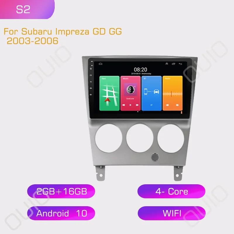 

2din Android10 Car Radio Multimedia Player Carplay Auto GPS Navigation DSP NO DVD For Subaru Impreza GD GG 2003 2004 2005 2006