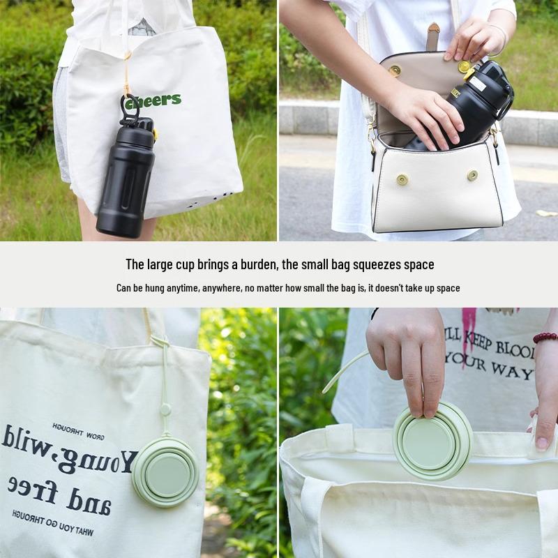 **"Exclusive Foldable Travel Cup: Portable, Collapsible, Ideal for Camping and Outdoor Use"**