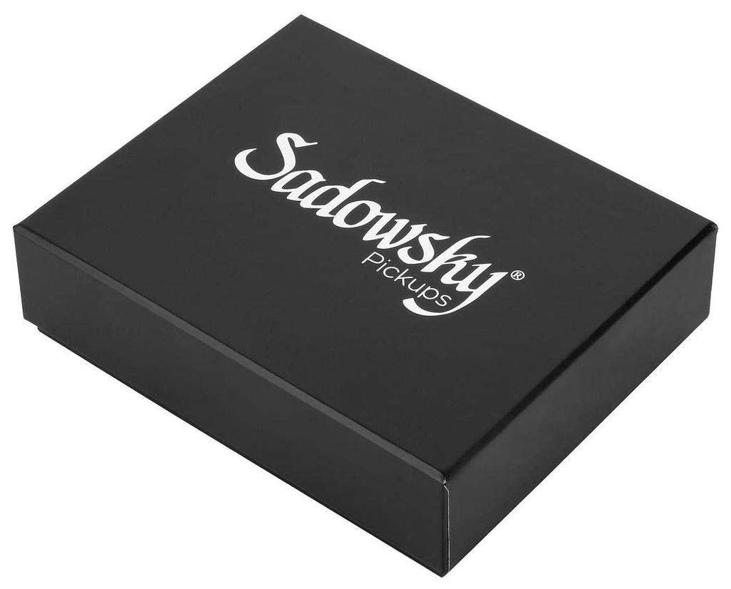 Sadowsky Bass Pickup Set Split Bridge Neck PU J4 S Black J/J-Style (Alnico V/Alnico III), Noise-Cancelling, Coil, 4-String - & [SAC NC]
