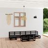 9-piece Garden Furniture Set Made of Solid Pine Wood