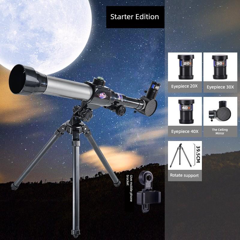 Children's Astronomical Telescope, Professional-Grade, High-Power, High-Definition, Boys' Space Stargazing, Birthday, New Year's Gift for Children
