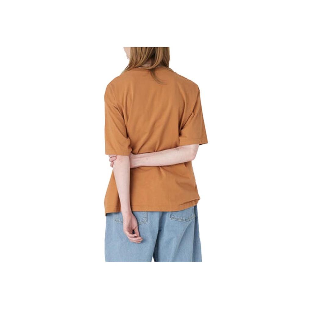 T-shirt da uomo Levis con stampa grafica, girocollo, vestibilità larga, manica corta, colore marrone A1005-0012