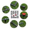 Garden Barb Irrigation Hose Connector DN16 to 3/4 or 1/2 Inch Fitting Connector for Irrigation Tube Garden Watering System