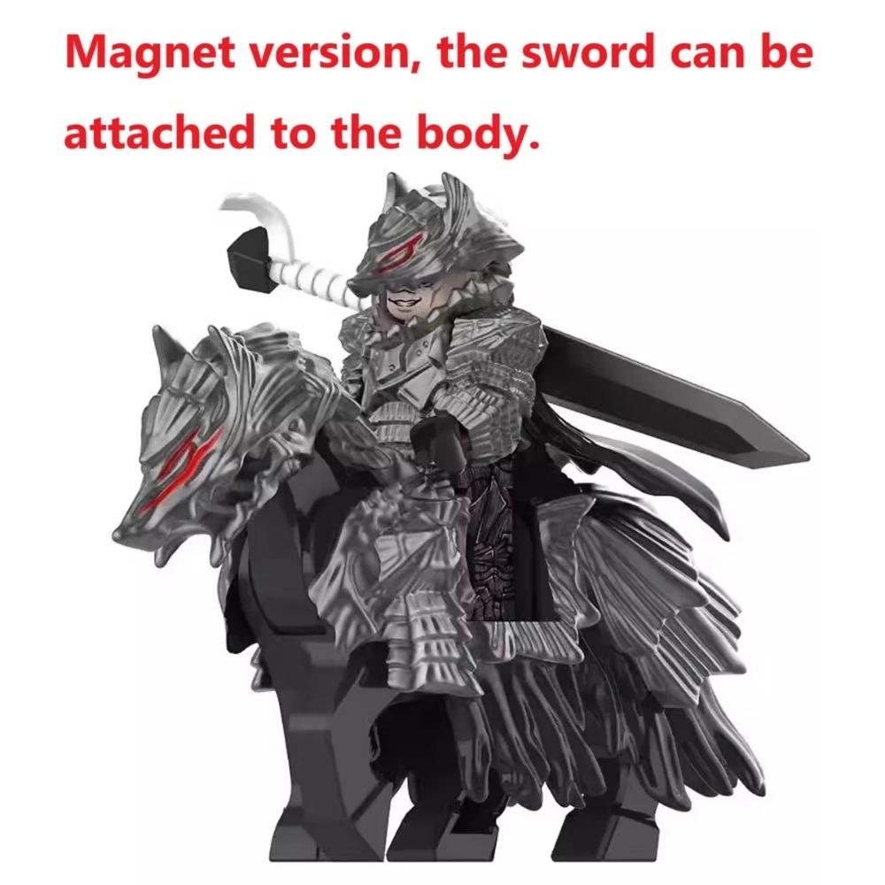 Hračky Mini akční figurka Berserk Guts Stavební bloky