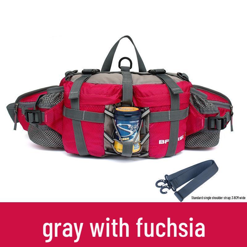 2025 Multifunctional Outdoor Waist Bag for Hiking, Climbing, and Cycling – Unisex Water Bottle Backpack