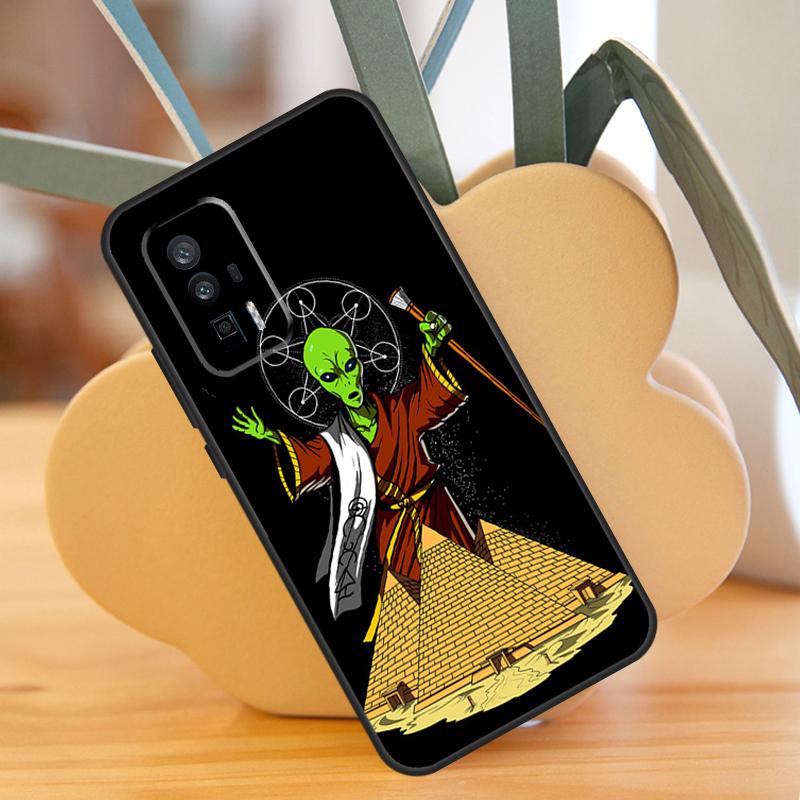 Space Alien Magic Case For Xiaomi 13T 11T 12T Pro 13 14 Ultra 12 Lite POCO F6 F5 X6 Pro M6 X3 X5 M5s F3 Cover
