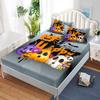 Happy Halloween Fitted Sheet Bed Mattress Protector Kid Pumpkin Bed Cover Twin Full Queen King Size Elastic Bed Sheet Pillowcase