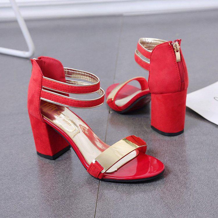 Verano nuevas sandalias de mujer sexy tacón alto tacón grueso zapatos de  mujer comprar a buen precio — entrega gratuita, reseñas reales con fotos —  Joom