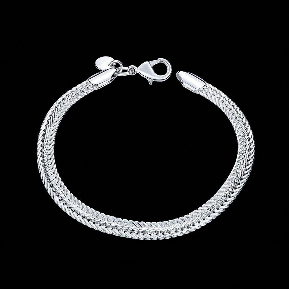 Copper Exquisite 6mm Snake Chain Bracelet for Men and Women, Fashionable and Charming Jewelry