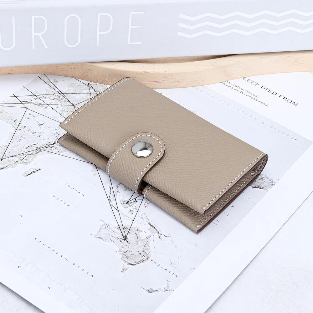 Trendy Women's Leather Cards Wallet Multi-pocket Compact Bifold Card Holder, Stylish Credit Card Case for Daily & Travel Storage